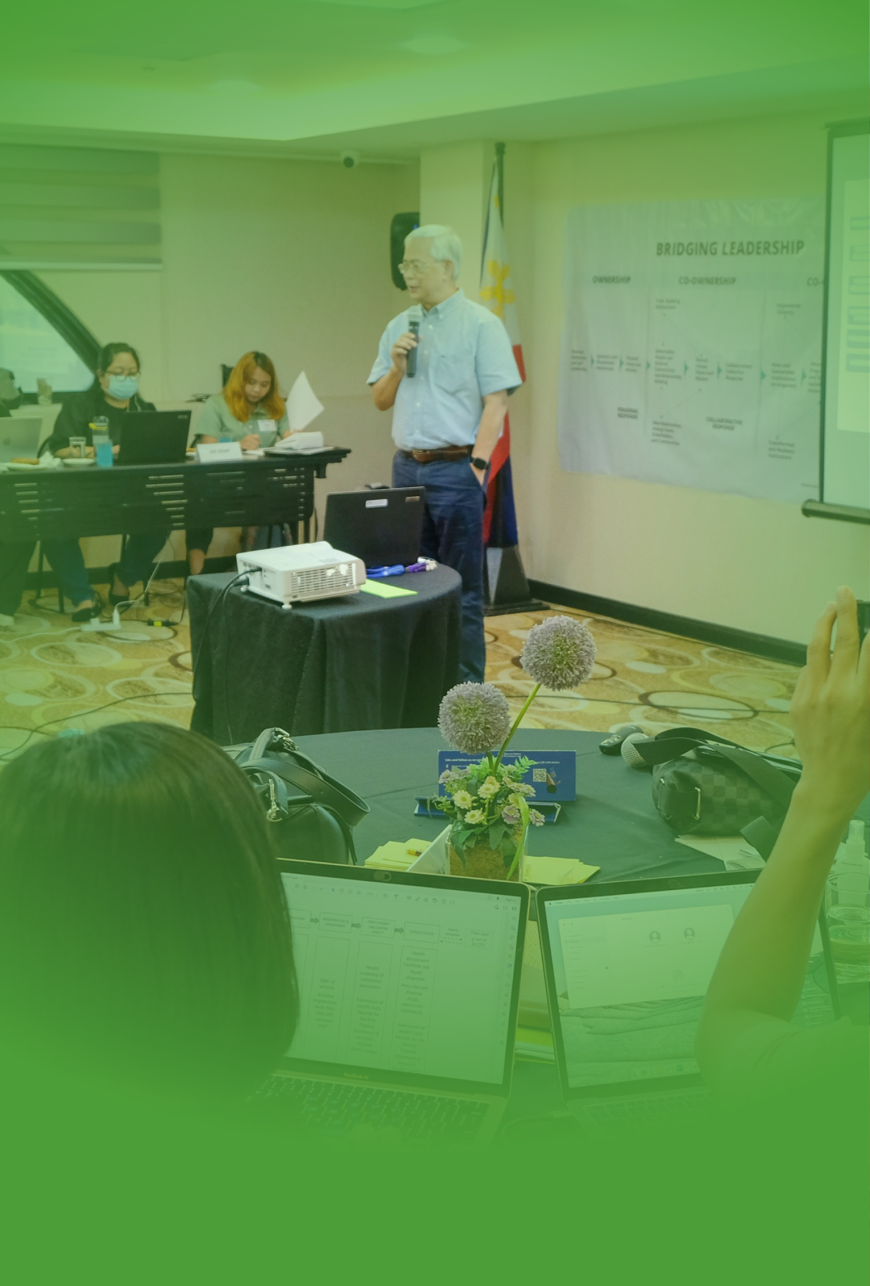 Poster depicting a story aligned with sustainable development goals.