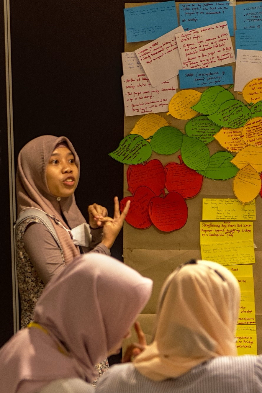 Poster depicting a story aligned with sustainable development goals.